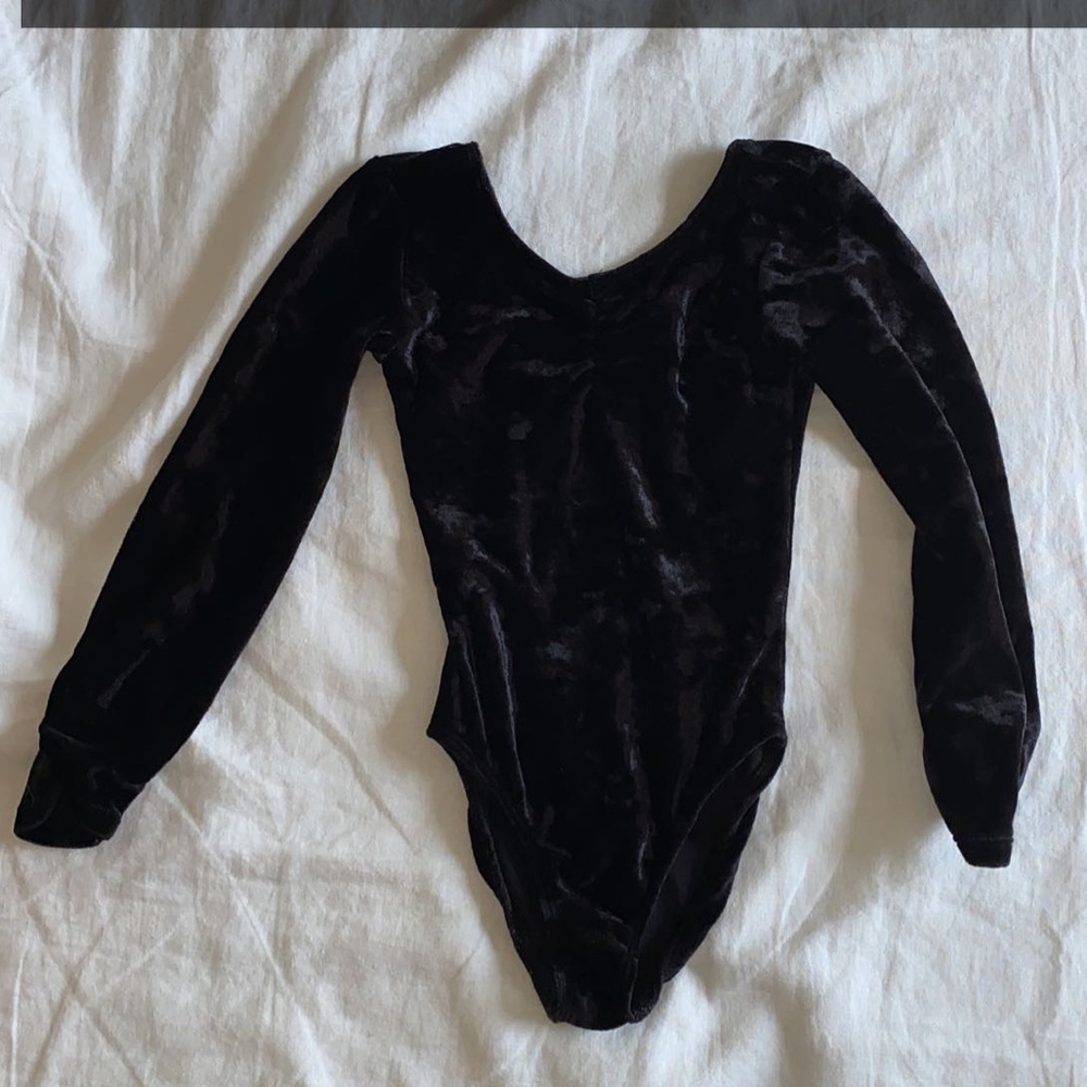 Velvet body suit